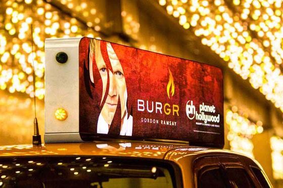 Panneau d'affichage LED de voiture personnalisable avec tension DC 5V et résolution d'écran 192*64 points