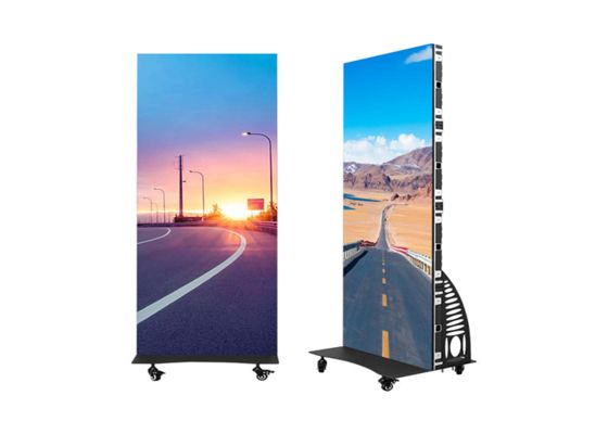 Bon prix Écran LED d'intérieur sur pied pour la publicité, écrans LED P2.5 640*1280mm avec haute luminosité en ligne