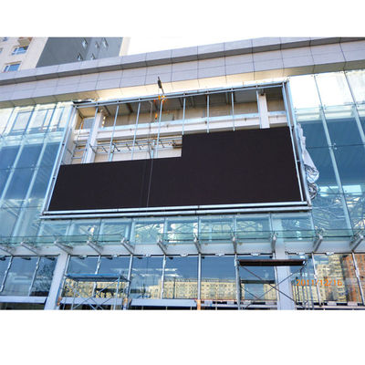 Bon prix Extérieur la position de deux poteaux fixes a mené l'affichage p10 SMD 960X960MM 1/4 signe mené programmable de balayage en ligne