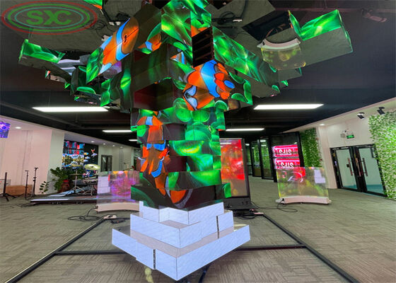 Bon prix Écran LED de location, mur vidéo de scène d'événement flexible avec haute densité de pixels et taille de caisson 500 par 1000 millimètres en ligne