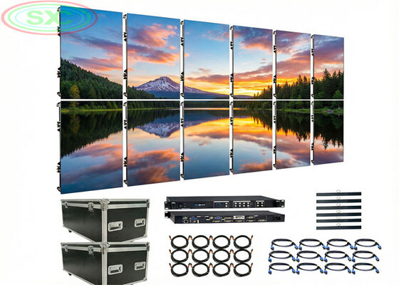 Bon prix Location d'écran LED extérieur sans soudure P6 étanche IP65 haute luminosité plus de 6000 Cd/m² adapté aux spectacles et événements en ligne