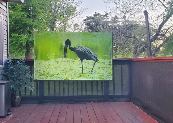 Armoire étanche pour écran LED couleur fixe extérieur p6 192*192mm, écran LED publicitaire