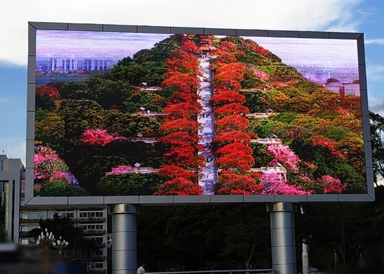 Bon prix P10 Affichage extérieur à LED à couleur complète SMD imperméable à l'eau IP68 Écran LED fixe pour affichage publicitaire en ligne