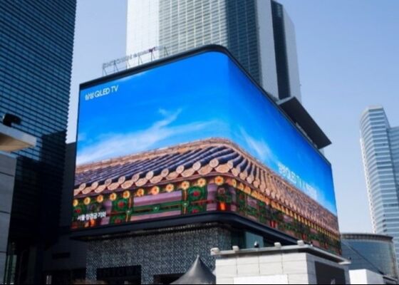 Écran LED P10 avec 3 ans de garantie de haute qualité et étanche à l'eau armoire en fer à usage fixe affichage LED extérieur
