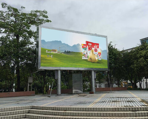 Bon prix Affichage à LED fixe P8 Affichage publicitaire en plein air à LED couleur complète avec 7000 luminosité En ligne