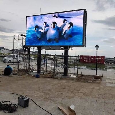 960X960mm Panneau d'affichage publicitaire extérieur LED P6 Haute luminosité 6500nit et taux de rafraîchissement 3840hz