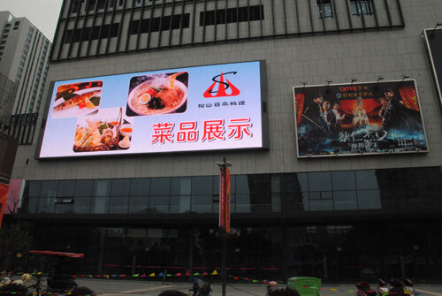 Écran LED plein couleur extérieur pour la publicité P8 P10 P5 P6 Écran LED extérieur à installation fixe avec fréquence de rafraîchissement 3840hz