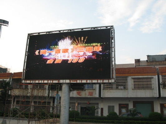 P6 P8 P10 résistant à l'eau extérieur Publicité fixe Écran vidéo SMD LED Affichage de panneau d'affichage publicitaire extérieur