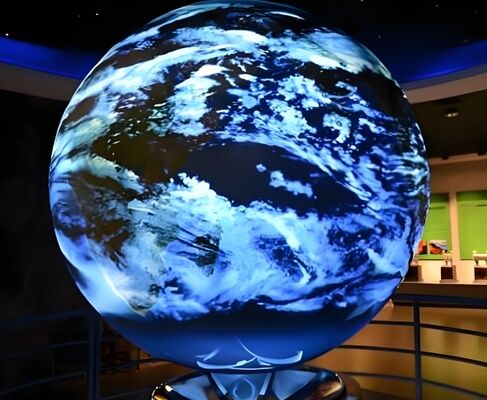 Epistar Led Chip Globe LED Display Front Service Maintenance Method Supporting High Resolution and Smooth Video Playback