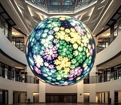 Bon prix Écran LED à sphère certifié UL utilisant une puce LED Epistar et des fonctions d'affichage d'image vidéo texte offrant des expériences visuelles En ligne