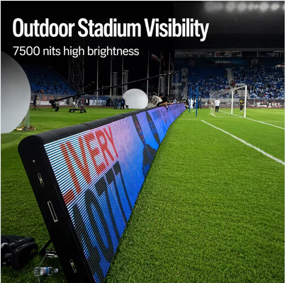 P8 SMD Stadium LED Display with Brightness 6500cdm2 Cold Rolled Steel Material Ensuring Performance at Outdoor Stadiums