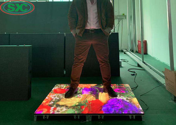 Bon prix Densité interactive de pixel du plancher LED Dance Floor P8.928 12580mm 1/7 courant constant de balayage en ligne