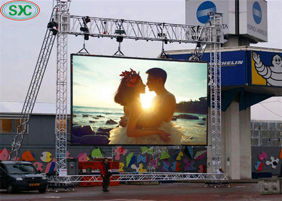 Bon prix location visuelle extérieure d'affichage d'écrans de la haute définition p6 grande LED polychrome en ligne