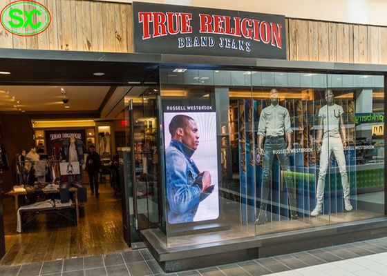 écrans menés numériques de fenêtres de la publicité p10, garantie de trois ans de mur visuel avant de service