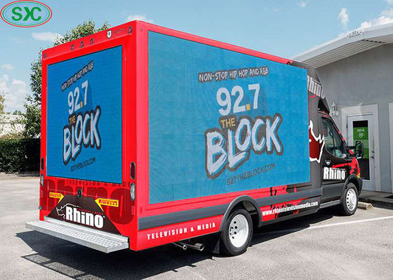 Écran LED mobile extérieur P5 pour camion, pas de pixel de 5 mm, IP65