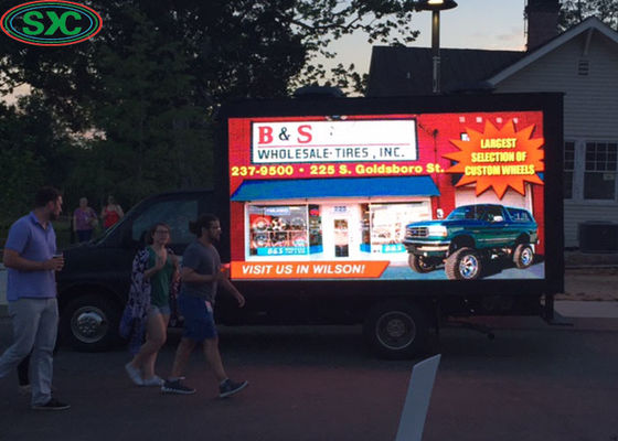 Bon prix Balayage extérieur mené polychrome de Digital de publicité de la remorque mobile P6 P8 P10 1/4 de signe en ligne