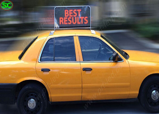 Bon prix P5 le toit visuel de taxi de la voiture LED d'affichage polychrome de signe a mené le signe pour la voiture en ligne