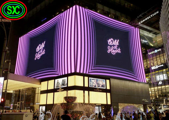 Bon prix Écrans de publicité extérieure LED à haute luminosité SMD P5/P4 Grand angle de vision en ligne