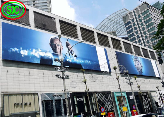 Bon prix P8 Extérieur pleine couleur étanche à l'eau bâtiment LED Panneau d'affichage 6500nits IP65 En ligne