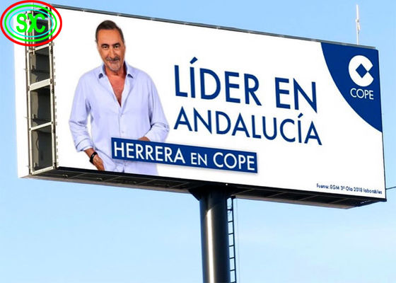Bon prix AC90-260V 50-60HZ Panneau d'affichage à LED pleine couleur Haute luminosité 6000 Nits Écran d'affichage à LED publicitaire extérieur en ligne