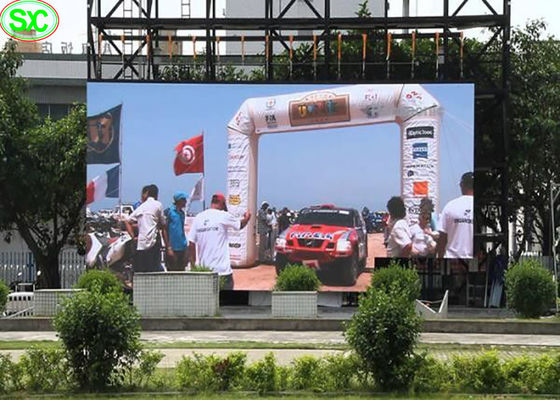 Le mur visuel mené d'étape extérieure d'éclat de taille, étape de P5 SMD a mené le concert d'écran