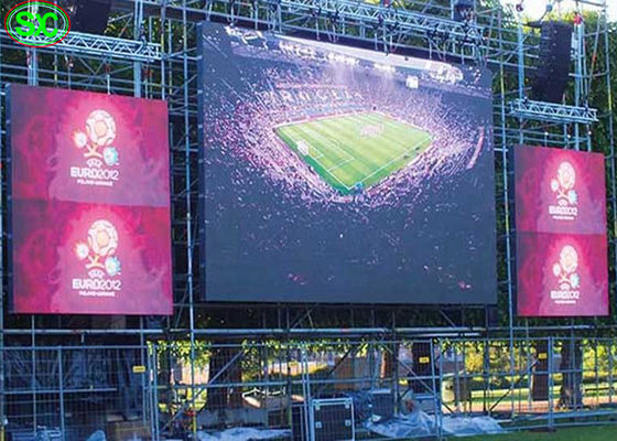 Bon prix léger signe visuel mené par message publicitaire extérieur d'affichage à LED De location de l'affichage P8 pour le manoir/aéroport/banque/achats en ligne