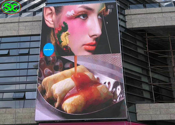 Bon prix Affichage à LED polychrome extérieur 160 x 160 de P16 Pour des compagnies de publicité, écran de publicité en ligne