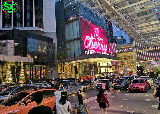 l'IMMERSION imperméable de haute résolution SMD P10 a mené l'affichage vidéo mené polychrome de panneau extérieur