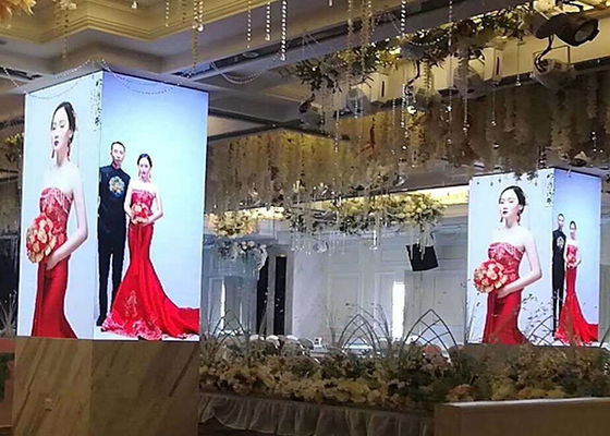 Degrés cubique d'intérieur mené polychrome P4 de panneau d'affichage de panneau de Signage de Digital 360