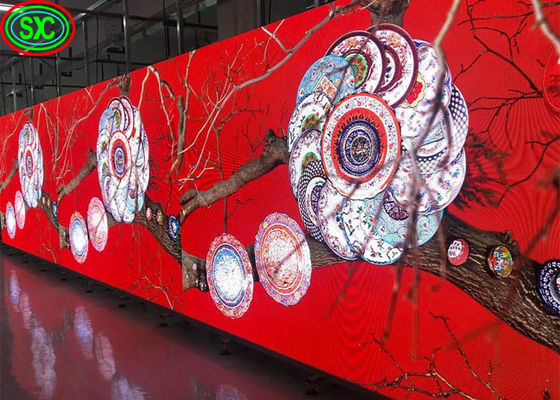 Bon prix P4 affichage mené d'intérieur polychrome, luminosité de panneau d'affichage d'affichage vidéo de LED intense en ligne