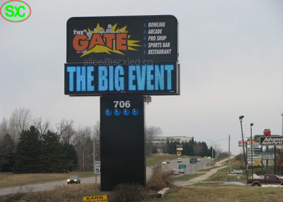 La publicité P6 imperméable extérieure a mené l'affichage avec le panneau de publicité mené extérieur d'image de la haute définition