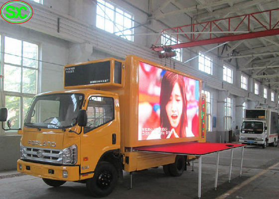 Bon prix Le camion mobile extérieur de la publicité a monté luminosité 60Hz de l'écran P5 de LED l'intense en ligne