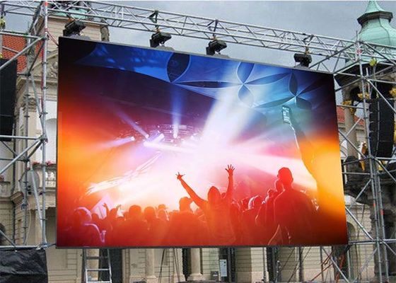Bon prix Taux de rafraîchissement élevé P3.91 500*1000 mm Écrans extérieurs à LED étanches à l'eau en ligne