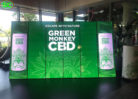 Écrans menés d'intérieur minces d'affiche de Hd, affiche de support menée par miroir de panneau de l'affichage P2.5