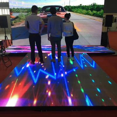 Bon prix P4.81 interactif polychrome a mené l'écran de Dance Floor en ligne