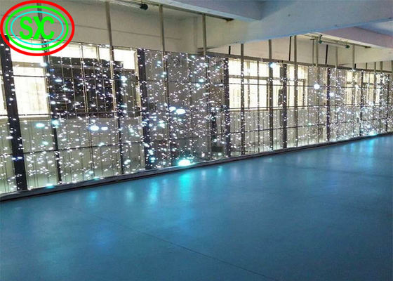 Bon prix Panneau publicitaire Epistar Chip Écran à LED transparent Écran à LED transparent Écran à LED transparent Écran à LED en verre transparent en ligne