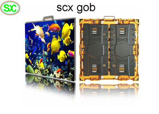 Affichage mené polychrome d'intérieur sans couture anti-collision de Digital P1.9 104x78