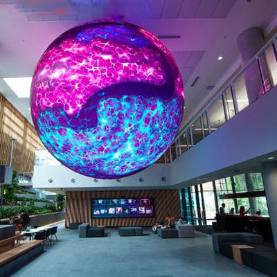 Bon prix L'écran d'intérieur 64*32 polychrome de la sphère LED de boule de Hd pointille l'entraînement constant de résolution en ligne