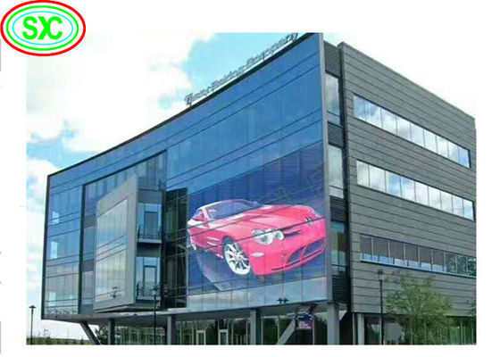 Bon prix Ultra léger extérieur P3.91-P7.82 500*1000 mm Taille du placard Paroi LED transparente en ligne