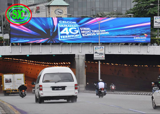 Bon prix Affichage à LED Polychrome extérieur d'installation fixe SMD fortement lumineux P10 en ligne