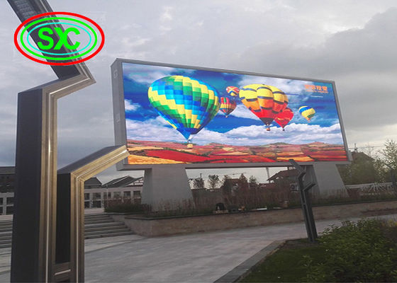 Bon prix Affichage à LED polychrome extérieur du Cabinet 960*960mm P10 De fer pour Adversiting en ligne
