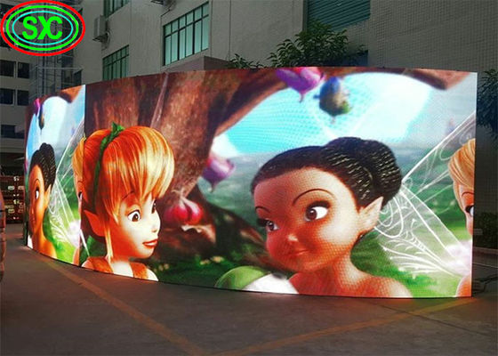 Écran LED fixe P6 personnalisé avec LED SMD3535/2727, forme et taille d'armoire personnalisées