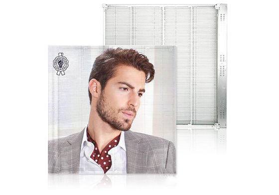 Bon prix Panneau d'affichage à écran LED transparent haute luminosité, puce Epistar, garantie 3 ans, affichage LED transparent en ligne