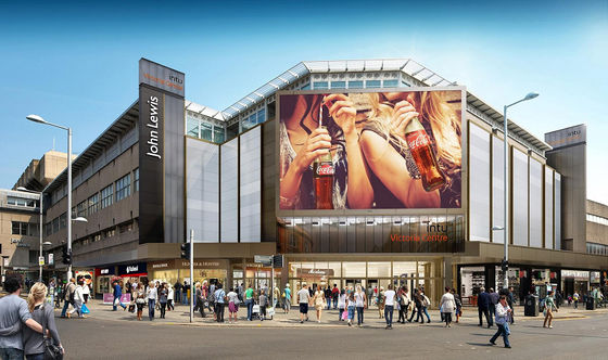 Bon prix La publicité extérieure polychrome visuelle légèrement menée superbe extérieure d'affichage de la haute définition P5 Hd a mené l'affichage en ligne