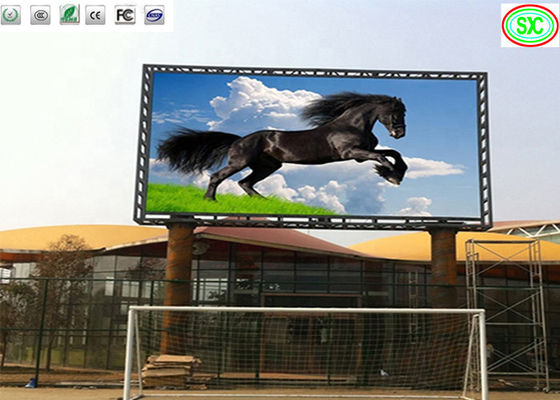 Bon prix Extérieur 8 mm Pixels Pitch 6500 Nits Publicité Panneau d'affichage LED Pour la publicité en ligne