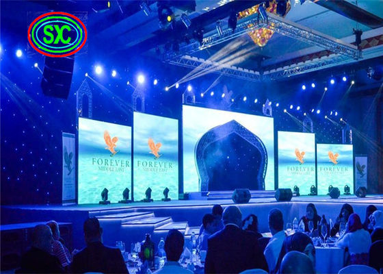 La publicité P3.91 d'intérieur d'éclat de taille a mené le fond d'étape de panneau 1R1G1B