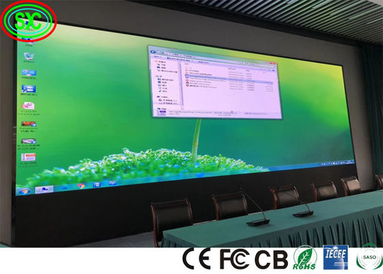 Bon prix Mur visuel polychrome d'intérieur de la haute définition LED de l'affichage à LED 4K de P3 pour la conférence d'événements en ligne