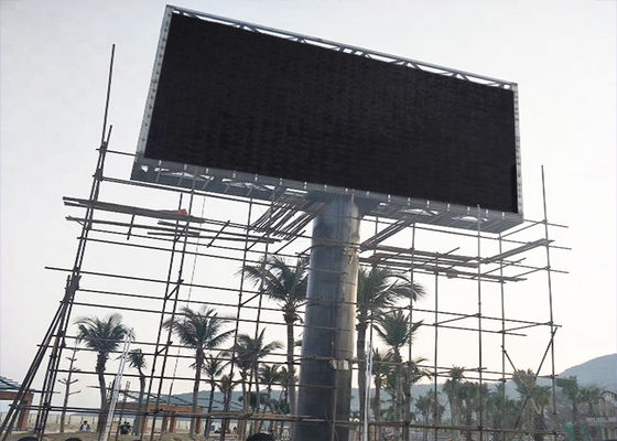 Bon prix Panneau d'affichage résistant à hautes températures extérieur de la colonne LED de cadre d'intense luminosité de P10 960*960mm en ligne