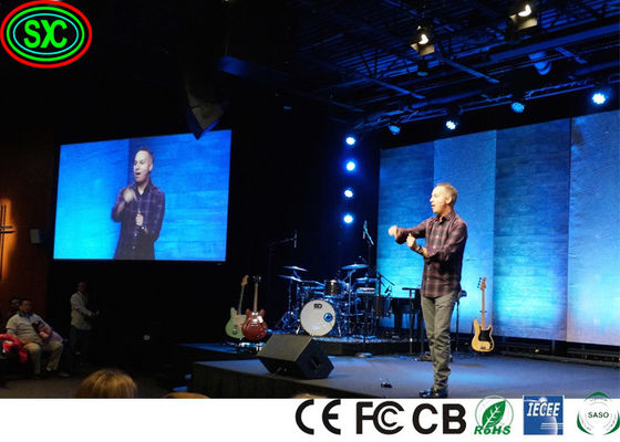 IP34 Scène Concert Backstage P3.9 Panneau vidéo LED Mur Grand angle de vision Écran LED de scène