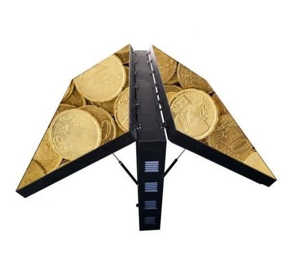 Écran LED plein couleur extérieur 6 mm Pixel Pitch Contrôle sans fil avant/arrière IP65/IP54 Armoire en acier repassé Poids 32,5 kg